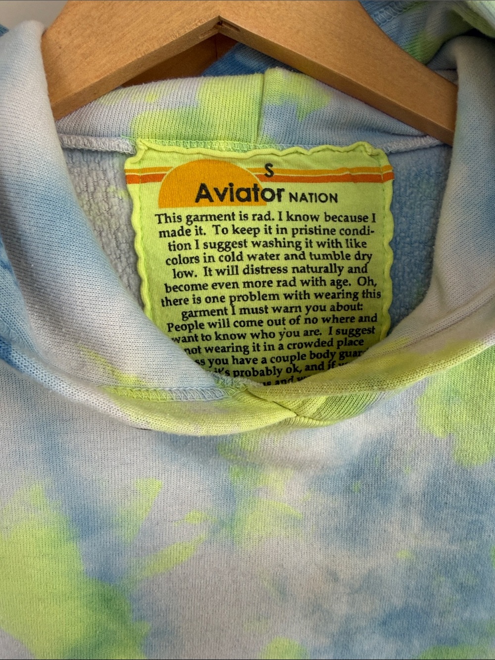 Aviator Nation Tie-Dye Hoodie and Joggers Size Small - Picture 7 of 7